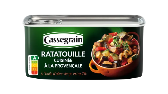Image représentant Ratatouille cuisinée à la Provençale à l'huile d'olive vierge-extra